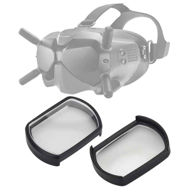 RCSTQ 2 PCS 500 Degree Myopia Glasses Lens Vision Correction Aspherical Lens for DJI FPV Goggles V2 - Lens Accessories by RCSTQ | Online Shopping South Africa | PMC TechLife | Buy Now Pay Later Mobicred