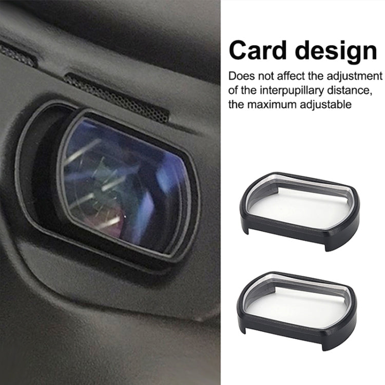 RCSTQ 2 PCS 500 Degree Myopia Glasses Lens Vision Correction Aspherical Lens for DJI FPV Goggles V2 - Lens Accessories by RCSTQ | Online Shopping South Africa | PMC TechLife | Buy Now Pay Later Mobicred