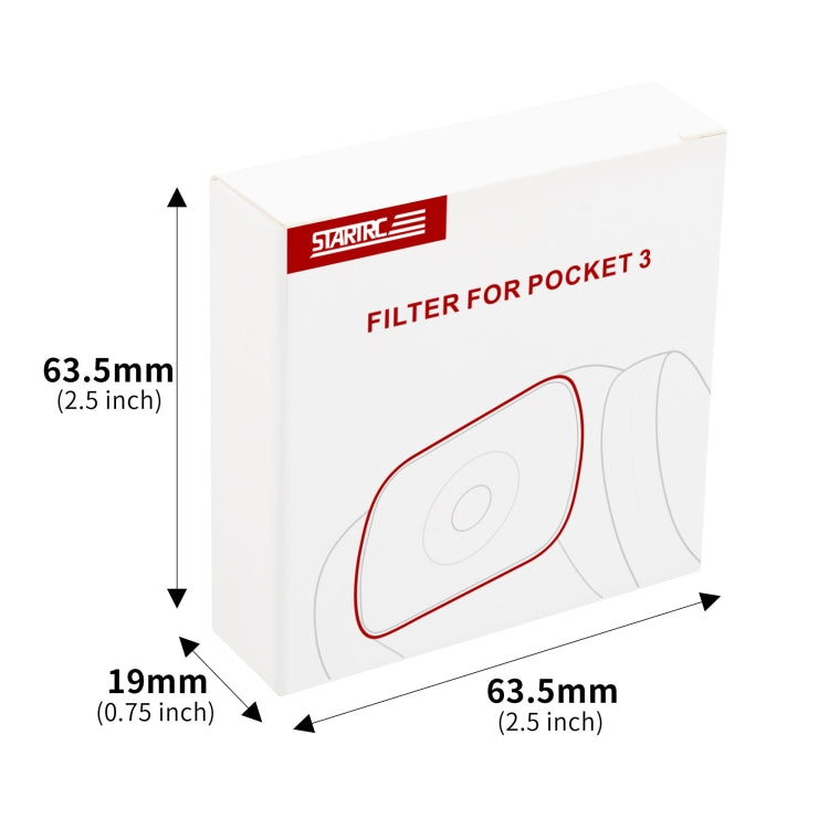 For DJI OSMO Pocket 3 STARTRC Star Lens Filter - Lens Accessories by STARTRC | Online Shopping South Africa | PMC TechLife | Buy Now Pay Later Mobicred