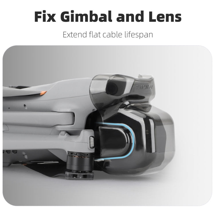 For DJI Air 3S Sunnylife Integrated Gimbal Cover Transparent Lens Cap Vision System Protector (Grey) - free shipping - PMC TechLife - Order now!