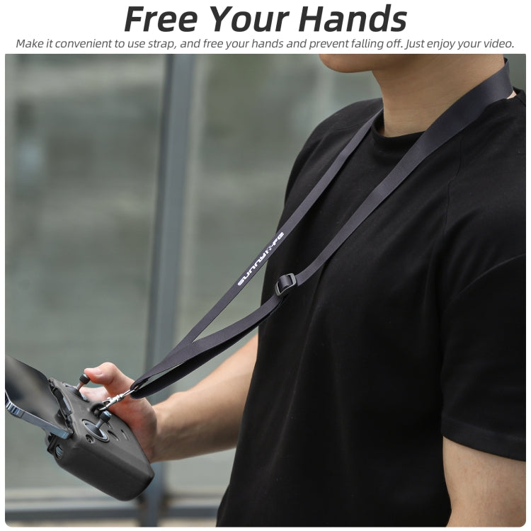 For DJI Neo / Mini 4 Pro / RC-N3 / RC-N2 / RC-N1 Sunnylife Controller Protective Cover Silicone Case with Neck Strap (Grey) - free shipping - PMC TechLife - Order now!