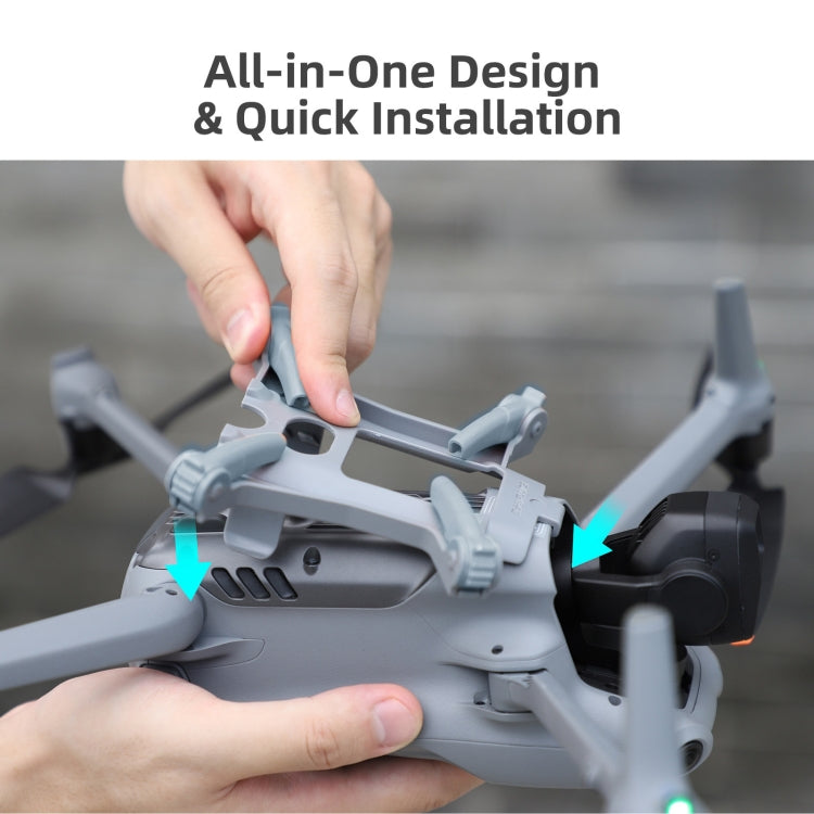 For DJI Air 3S / 3 Sunnylife Landing Gear Extensions Heightened Spider Gears Support Leg (Orange) - free shipping - PMC TechLife - Order now!