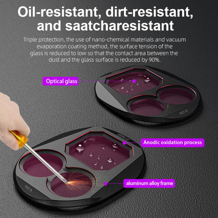 For DJI Mavic 4 Pro STARTRC 4 in 1 CPL ND8 ND32 ND64 Lens Filter Kit - free shipping - PMC TechLife - Order now!