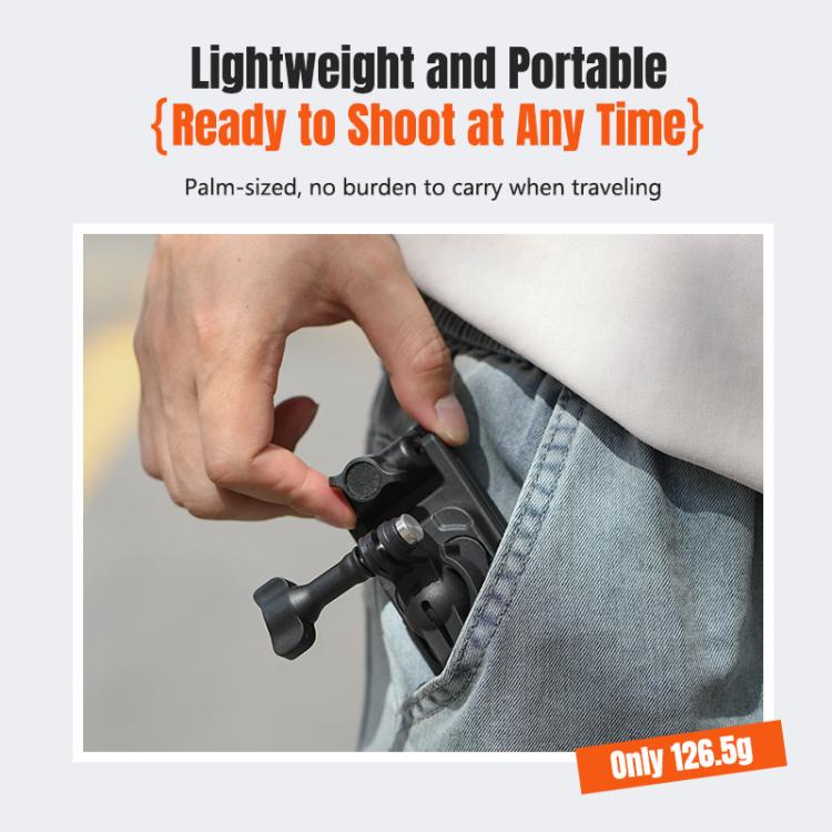 STARTRC Magnetic  Backpack Clip Mount for DJI Osmo 360 / GoPro Action Cameras (Black) - free shipping - PMC TechLife - Order now!
