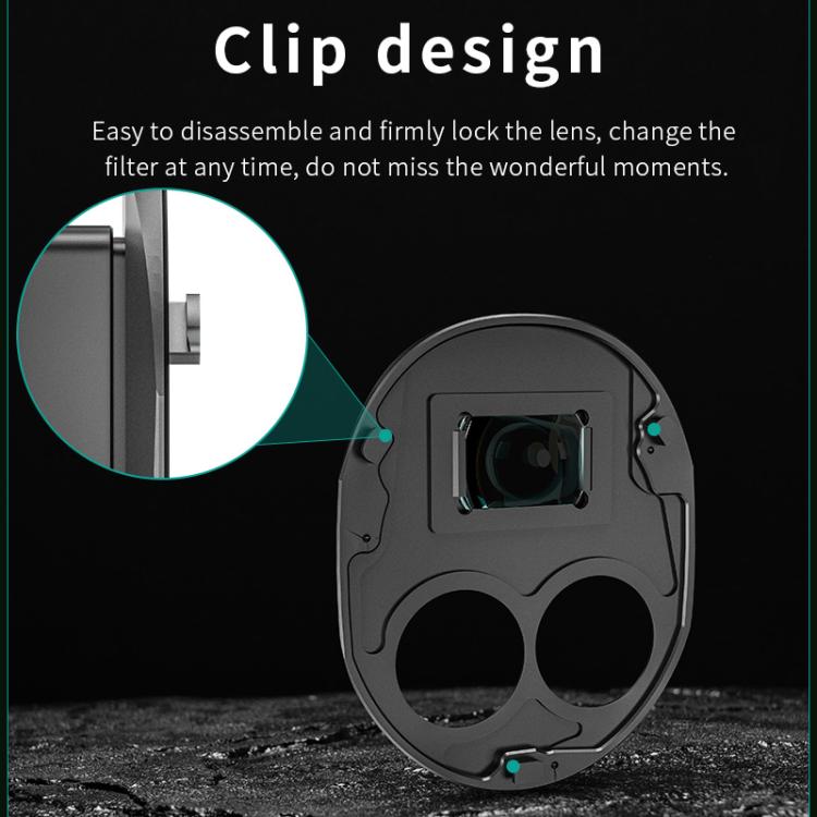 For DJI Mavic 4 Pro STARTRC Drone Wide-Angle Lens Filter (Black) - free shipping - PMC TechLife - Order now!