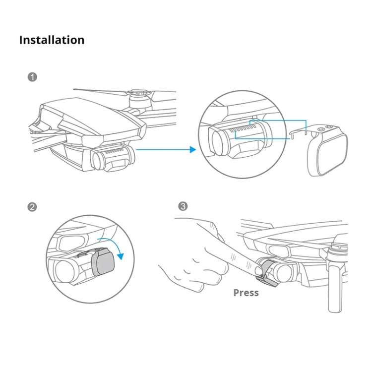 PGYTECH P-12A-017 UV Lens Filter for DJI Mavic Mini Drone Accessories - Lens Hood by PGYTECH | Online Shopping South Africa | PMC Jewellery | Buy Now Pay Later Mobicred