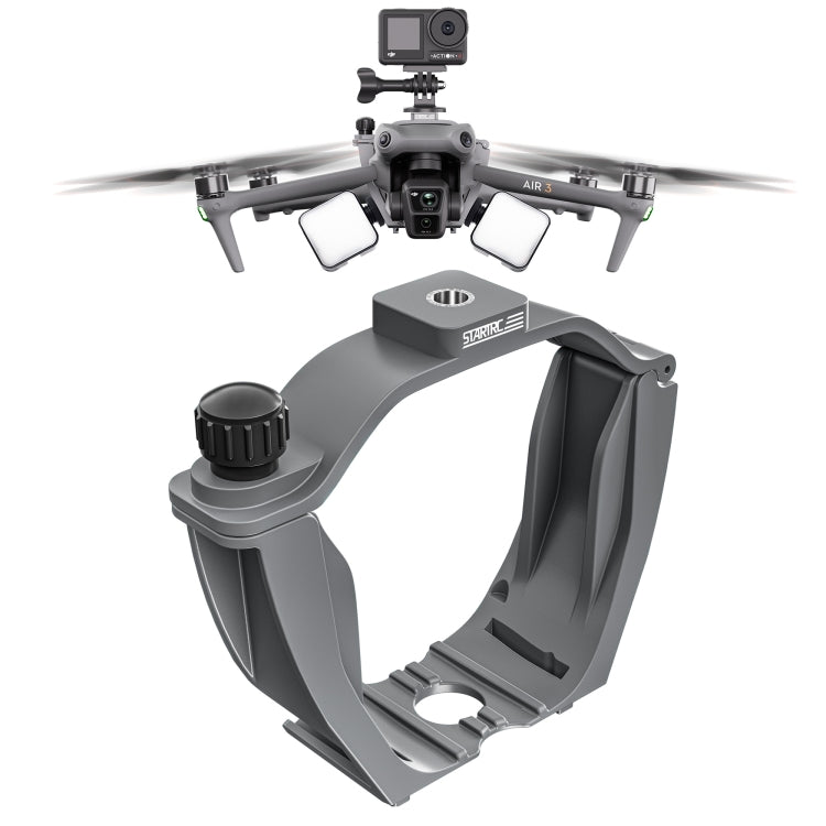 For DJI Air 3 STARTRC Night Navigation Light Speaker Expansion Mount (Grey) - free shipping - PMC TechLife - Order now!