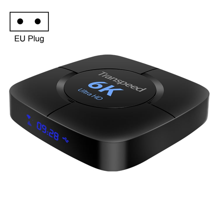 6K UHD Smart TV Box, Android 10.0, Allwinner H616 Quad Core, 2GB+8GB,EU Plug - Allwinner H6 by PMC Jewellery | Online Shopping South Africa | PMC Jewellery | Buy Now Pay Later Mobicred