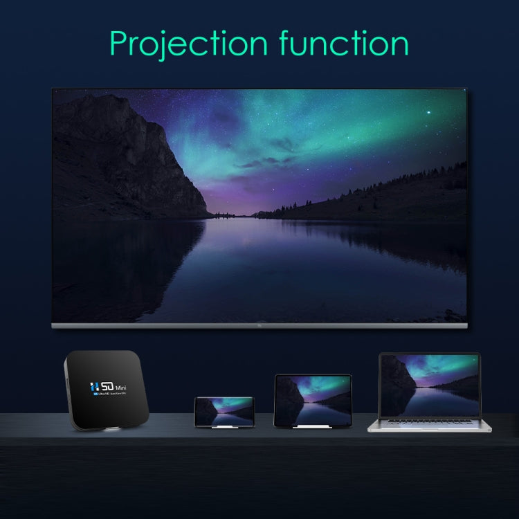 H50 Mini 4K Smart Network TV Box, Android 10.0, RK3318 Quad Core, 2GB+16GB, US Plug - RK3318 by PMC TechLife | Online Shopping South Africa | PMC TechLife | Buy Now Pay Later Mobicred