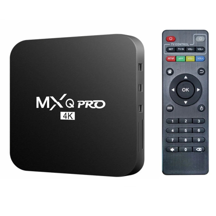 MXQ Pro 4K TV Box Rockchip RK3228A Quad Core CPU Android 7.1, 1GB+8GB wtih Remote Control, US Plug - RK3228A by PMC TechLife | Online Shopping South Africa | PMC TechLife | Buy Now Pay Later Mobicred