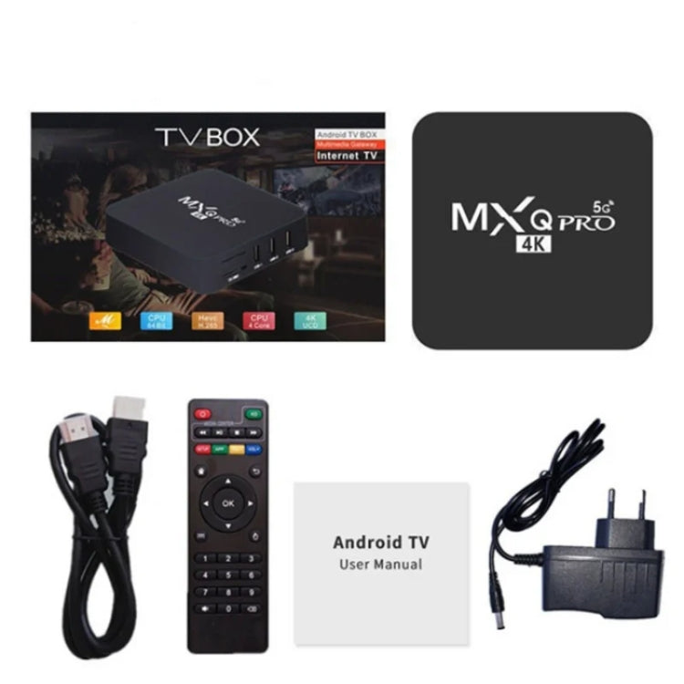 MXQ Pro 4K TV Box Rockchip RK3228A Quad Core CPU Android 7.1, 1GB+8GB wtih Remote Control, US Plug - RK3228A by PMC TechLife | Online Shopping South Africa | PMC TechLife | Buy Now Pay Later Mobicred