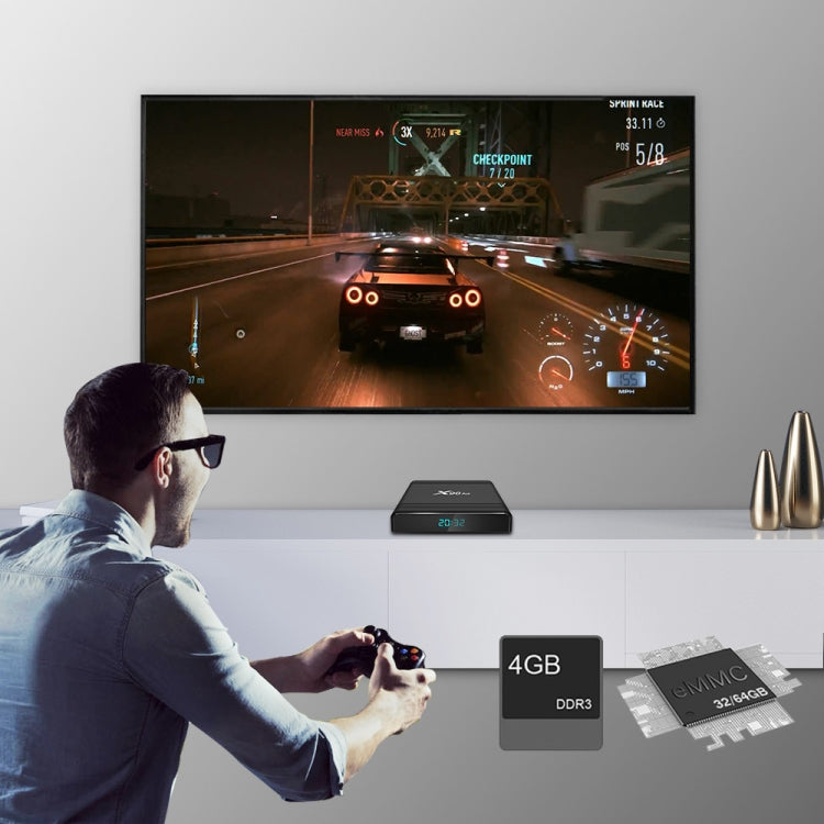 X96 Air 8K Smart TV BOX Android 9.0 Media Player with Remote Control, Quad-core Amlogic S905X3, RAM: 4GB, ROM: 64GB, Dual Band WiFi, Bluetooth, US Plug - Amlogic S905 by PMC TechLife | Online Shopping South Africa | PMC TechLife | Buy Now Pay Later Mobicred