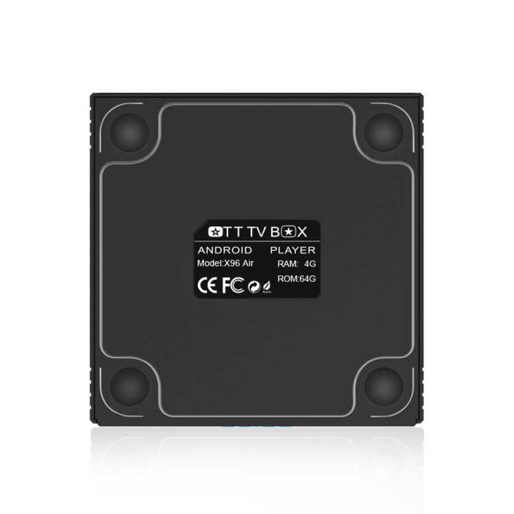 X96 Air 8K Smart TV BOX Android 9.0 Media Player with Remote Control, Quad-core Amlogic S905X3, RAM: 4GB, ROM: 64GB, Dual Band WiFi, Bluetooth, US Plug - Amlogic S905 by PMC TechLife | Online Shopping South Africa | PMC TechLife | Buy Now Pay Later Mobicred