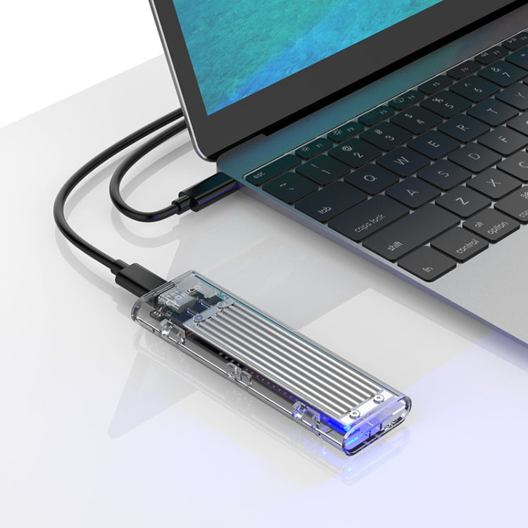 ORICO TCM2-C3 NVMe M.2 SSD Enclosure (10Gbps)(Silver) - HDD Enclosure by ORICO | Online Shopping South Africa | PMC Jewellery | Buy Now Pay Later Mobicred