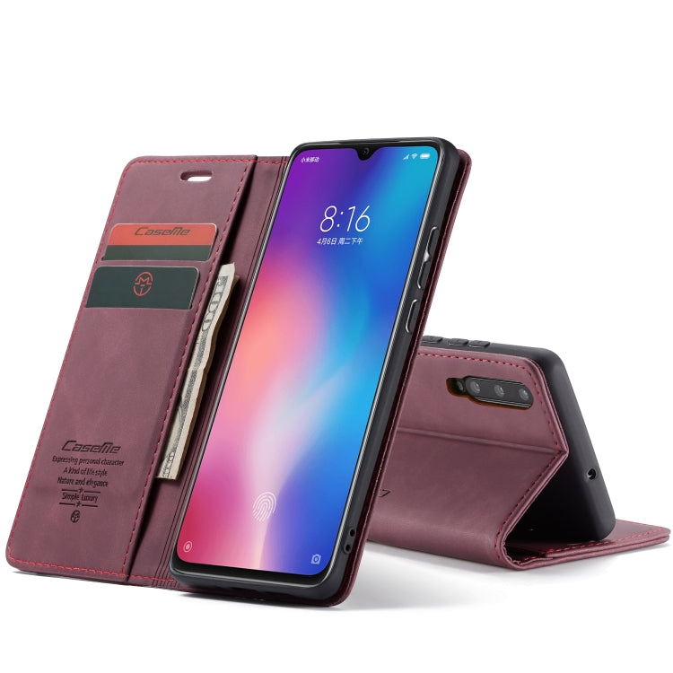 CaseMe-013  Multifunctional Horizontal Flip Leather Case with Card Slot & Holder for Xiaomi 9(Brown) - Xiaomi Cases by CaseMe | Online Shopping South Africa | PMC Jewellery | Buy Now Pay Later Mobicred