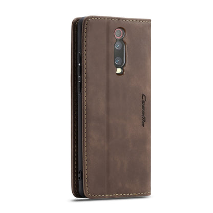 CaseMe-013 Multi-functional Retro Frosted Horizontal Flip Leather Case with Card Slot & Holder & Wallet For Xiaomi Mi 9T Pro / Redmi K20 Pro / Xiaomi Mi 9T / Redmi K20(Coffee) - Xiaomi Cases by CaseMe | Online Shopping South Africa | PMC Jewellery | Buy Now Pay Later Mobicred