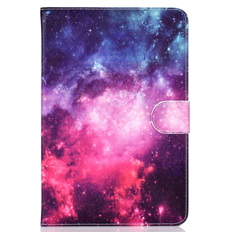 Colored Pattern Drawing Horizontal Flip PU Leather Case with Three-folding Holder for 10 inch Tablet PC(Starry sky) - 10 - 11 inch by PMC TechLife | Online Shopping South Africa | PMC TechLife | Buy Now Pay Later Mobicred