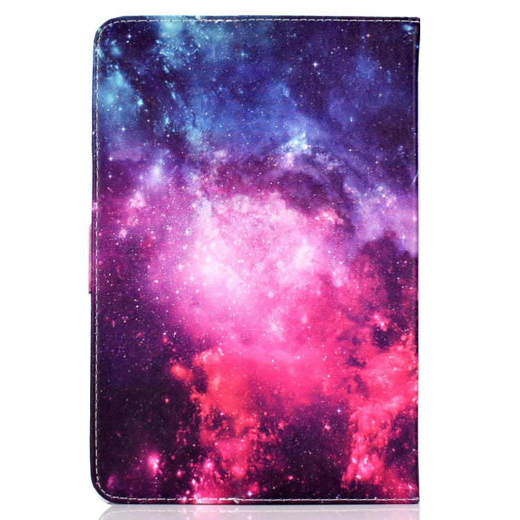 Colored Pattern Drawing Horizontal Flip PU Leather Case with Three-folding Holder for 10 inch Tablet PC(Starry sky) - 10 - 11 inch by PMC TechLife | Online Shopping South Africa | PMC TechLife | Buy Now Pay Later Mobicred