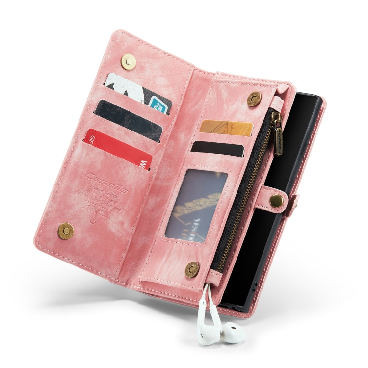 For Samsung Galaxy Note10 CaseMe-008 Detachable Multifunctional Flip Leather Phone Case(Pink) - Galaxy Phone Cases by CaseMe | Online Shopping South Africa | PMC Jewellery | Buy Now Pay Later Mobicred