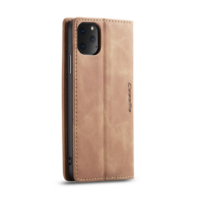 CaseMe-013 Multifunctional Horizontal Flip Leather Case with Card Slot & Holder & Wallet for iPhone 11 Pro Max(Brown) - iPhone 11 Pro Max Cases by CaseMe | Online Shopping South Africa | PMC Jewellery | Buy Now Pay Later Mobicred