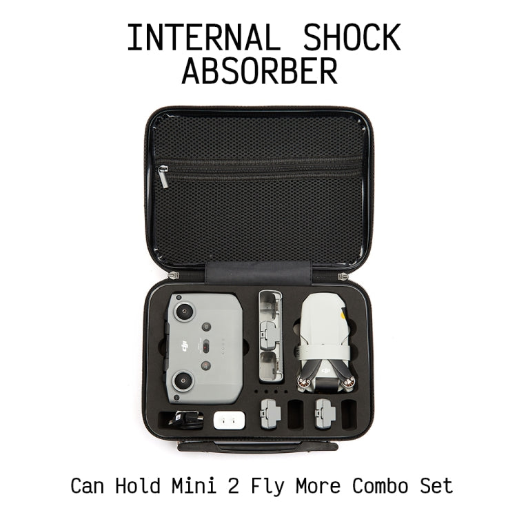 ls-S004 Portable Waterproof Drone Handbag Storage Bag for DJI Mavic Mini 2(Silver +Red Liner) - free shipping - PMC TechLife - Order now!