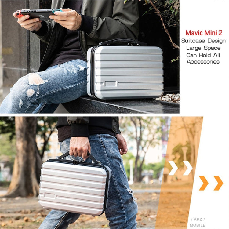 ls-S004 Portable Waterproof Drone Handbag Storage Bag for DJI Mavic Mini 2(Black + Black Liner) - Carry Cases & Bags by PMC TechLife | Online Shopping South Africa | PMC TechLife | Buy Now Pay Later Mobicred