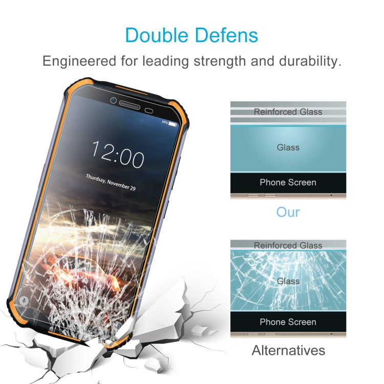 For Doogee S40 50 PCS 0.26mm 9H 2.5D Tempered Glass Film - Others by PMC Jewellery | Online Shopping South Africa | PMC Jewellery | Buy Now Pay Later Mobicred