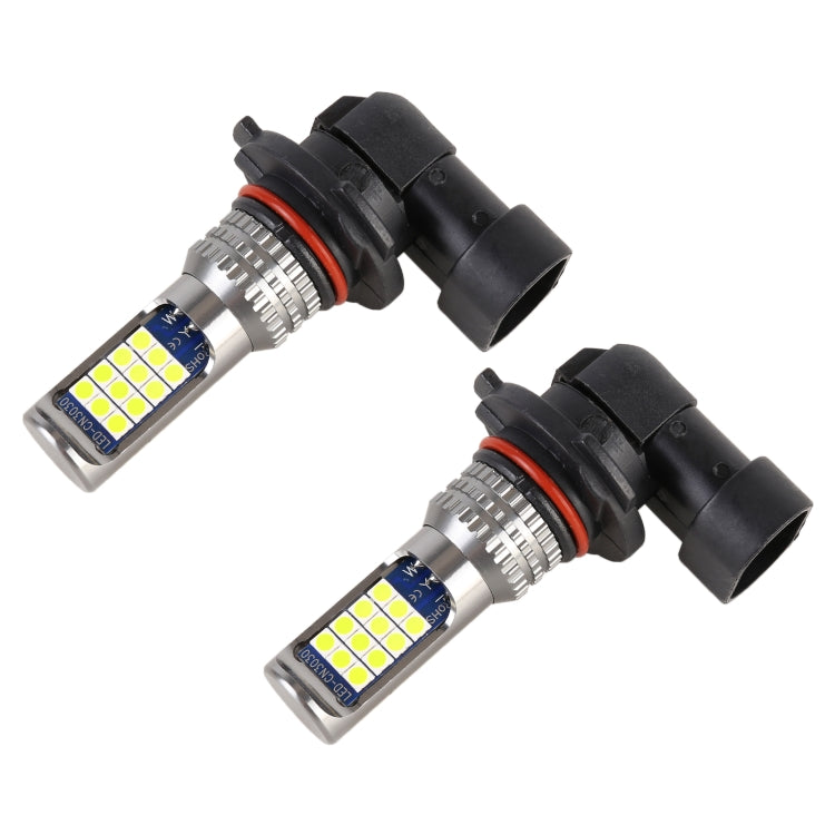 9006 2 PCS DC12-24V / 8.6W Car Fog Lights with 24LEDs SMD-3030 & Constant Current, Bag Packagin(Lime Light) - Fog / Driving Lights by PMC Jewellery | Online Shopping South Africa | PMC Jewellery | Buy Now Pay Later Mobicred