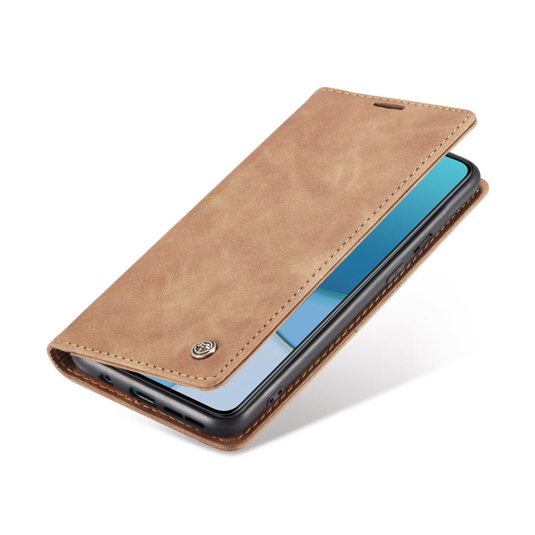 For OnePlus 8T CaseMe-013 Multifunctional Retro Frosted Horizontal Flip Leather Case with Card Slot & Holder & Wallet(Brown) - OnePlus Cases by CaseMe | Online Shopping South Africa | PMC Jewellery | Buy Now Pay Later Mobicred