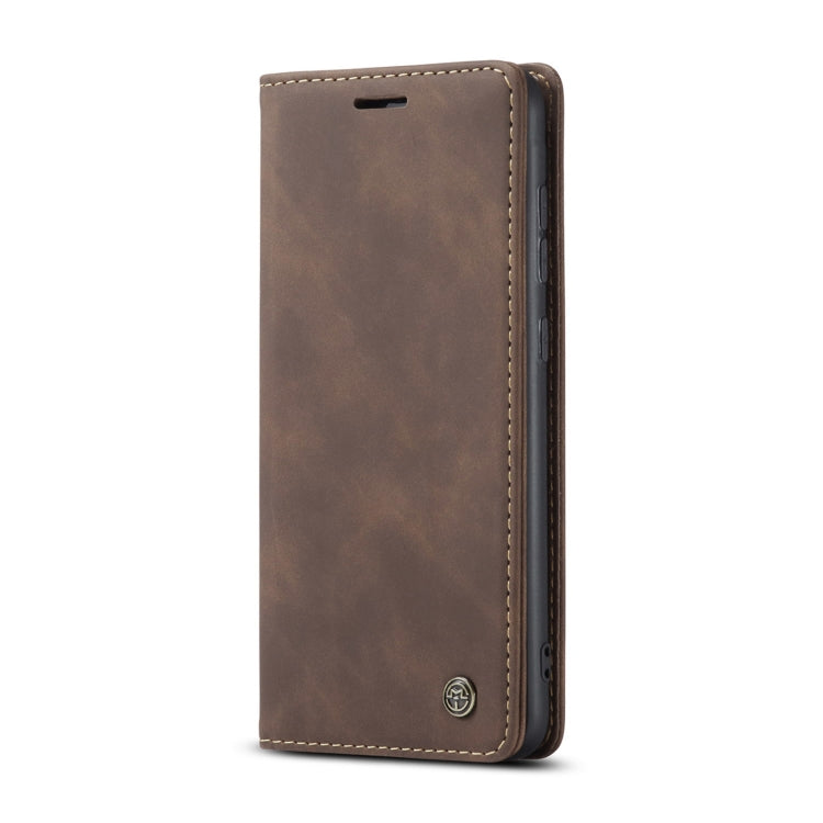 For Samsung Galaxy A42 5G CaseMe-013 Multifunctional Retro Frosted Horizontal Flip Leather Case with Card Slot & Holder & Wallet(Coffee) - Galaxy Phone Cases by CaseMe | Online Shopping South Africa | PMC Jewellery | Buy Now Pay Later Mobicred