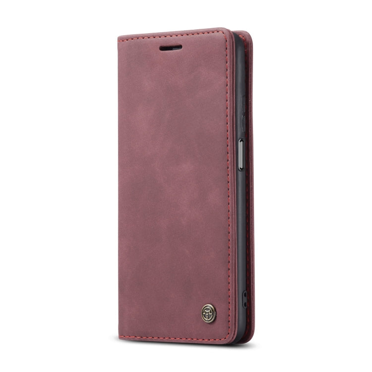 For Xiaomi Mi 10T Lite 5G CaseMe-013 Multifunctional Retro Frosted Horizontal Flip Leather Case with Card Slot & Holder & Wallet(Wine Red) - Xiaomi Cases by CaseMe | Online Shopping South Africa | PMC Jewellery | Buy Now Pay Later Mobicred