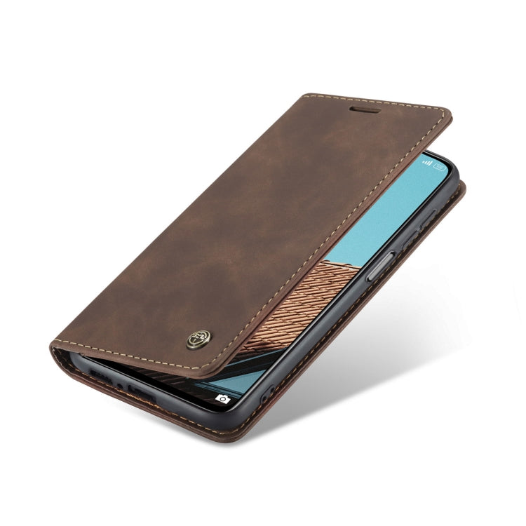 For Xiaomi Mi 10T 5G / 10T Pro 5G CaseMe-013 Multifunctional Retro Frosted Horizontal Flip Leather Case with Card Slot & Holder & Wallet(Coffee) - Xiaomi Cases by CaseMe | Online Shopping South Africa | PMC Jewellery | Buy Now Pay Later Mobicred