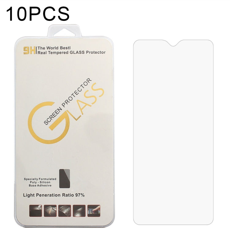 For Blackview A60 Pro 10 PCS 0.26mm 9H 2.5D Tempered Glass Film - For Blackview by PMC Jewellery | Online Shopping South Africa | PMC Jewellery