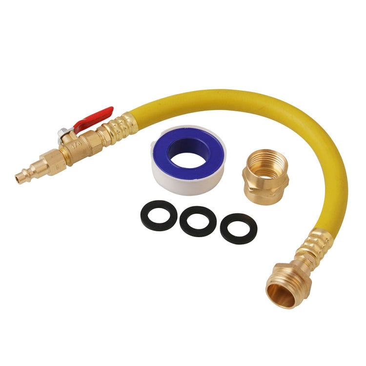 RV Hose Kit Sprinkler Spray Adapter 15 inch Hose + 1/4 inch Industrial Plug + Switch Valve - Car washing supplies by PMC Jewellery | Online Shopping South Africa | PMC Jewellery | Buy Now Pay Later Mobicred