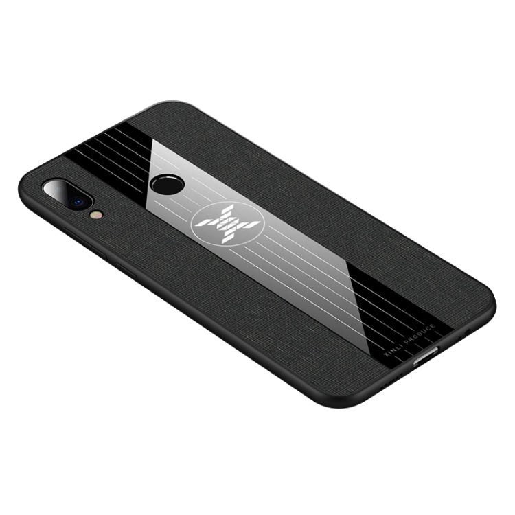 For Meizu Note 9 XINLI Stitching Cloth Texture Shockproof TPU Protective Case(Black) - Meizu by XINLI | Online Shopping South Africa | PMC Jewellery | Buy Now Pay Later Mobicred