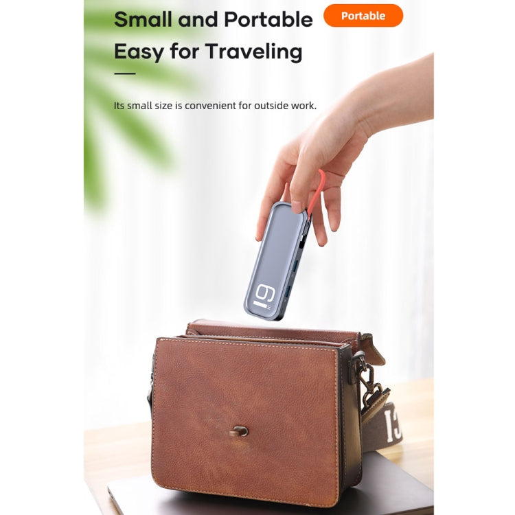 ROCK TR06 6 In 1 Type-C / USB-C to RJ45 Multi-function Docking Station - free shipping - PMC Jewellery - Order now!