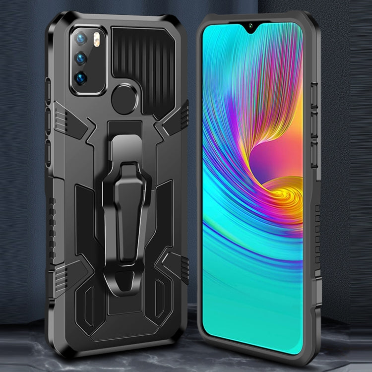 For Infinix Note7 Lite / Hot 9 Machine Armor Warrior Shockproof PC + TPU Protective Case(Black) - Infinix Cases by idewei | Online Shopping South Africa | PMC Jewellery