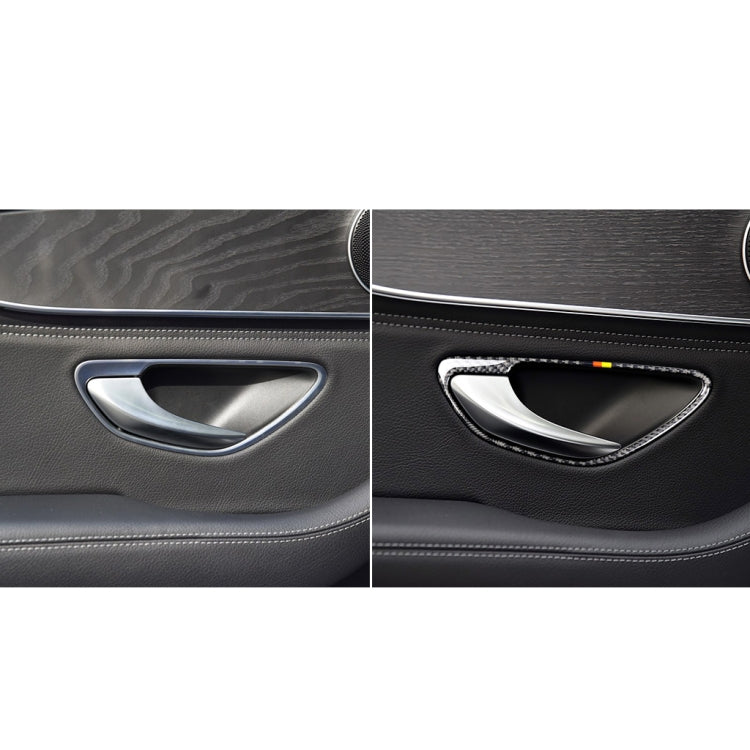 Car Carbon Fiber Door Handle Decorative Sticker for Mercedes-Benz C Class W205 2015-2018 / GLC X253 2016-2018, Left and Right Drive Universal(German Color) - Car Interior Mouldings by PMC Jewellery | Online Shopping South Africa | PMC Jewellery | Buy Now Pay Later Mobicred