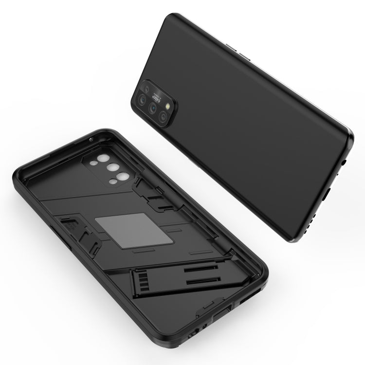 For OPPO Realme 7 Pro Punk Armor 2 in 1 PC + TPU Shockproof Case with Invisible Holder(Blue) - Realme Cases by PMC TechLife | Online Shopping South Africa | PMC TechLife | Buy Now Pay Later Mobicred