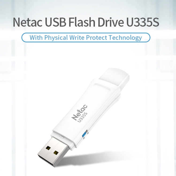 Netac U335S USB 3.0 High Speed Antivirus Write Protection USB Flash Drives U Disk, Capacity:64GB - USB Flash Drives by Netac | Online Shopping South Africa | PMC Jewellery | Buy Now Pay Later Mobicred