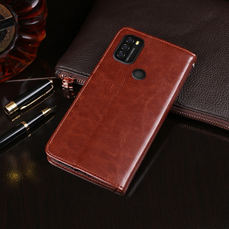 For Blackview A70 idewei Crazy Horse Texture Horizontal Flip Leather Case with Holder & Card Slots & Wallet(White) - More Brand by idewei | Online Shopping South Africa | PMC TechLife | Buy Now Pay Later Mobicred