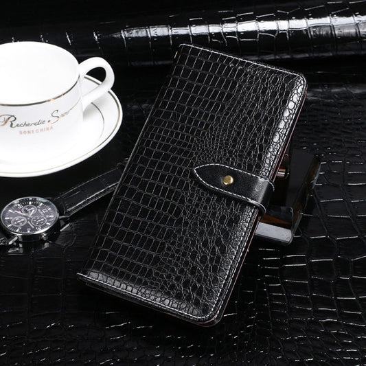 For Meizu 18 idewei Crocodile Texture Horizontal Flip Leather Case with Holder & Card Slots & Wallet(Black) - Meizu by idewei | Online Shopping South Africa | PMC Jewellery | Buy Now Pay Later Mobicred