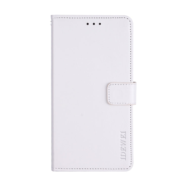 For Blackview A80S idewei Crazy Horse Texture Horizontal Flip Leather Case with Holder & Card Slots & Wallet(White) - More Brand by idewei | Online Shopping South Africa | PMC TechLife | Buy Now Pay Later Mobicred