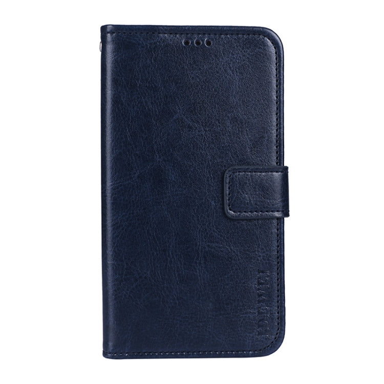 For Umidigi Bison GT idewei Crazy Horse Texture Horizontal Flip Leather Case with Holder & Card Slots & Wallet(Blue) - More Brand by idewei | Online Shopping South Africa | PMC Jewellery | Buy Now Pay Later Mobicred