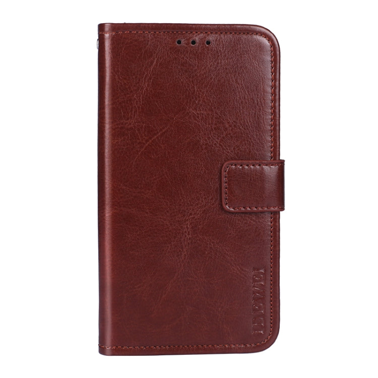 For Umidigi Bison GT idewei Crazy Horse Texture Horizontal Flip Leather Case with Holder & Card Slots & Wallet(Brown) - More Brand by idewei | Online Shopping South Africa | PMC Jewellery | Buy Now Pay Later Mobicred