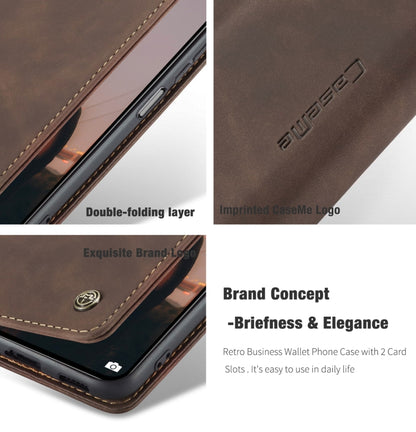 For Xiaomi Mi 11 Lite CaseMe 013 Multifunctional Horizontal Flip Leather Case, with Card Slot & Holder & Wallet(Coffee) - Xiaomi Cases by CaseMe | Online Shopping South Africa | PMC Jewellery | Buy Now Pay Later Mobicred