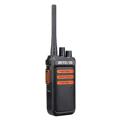 RETEVIS RT76 5W 30CHS GMRS Two Way Radio Handheld Walkie Talkie, US Plug(Black) - Handheld Walkie Talkie by RETEVIS | Online Shopping South Africa | PMC Jewellery | Buy Now Pay Later Mobicred