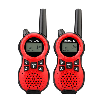 1 Pair RETEVIS RT38 US Frequency 22CHS FRS License-free Children Handheld Walkie Talkie(Red) - Children by RETEVIS | Online Shopping South Africa | PMC Jewellery | Buy Now Pay Later Mobicred