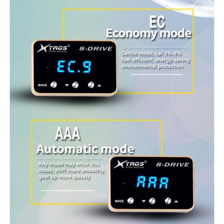 For Toyota Vios 2006- TROS 8-Drive Potent Booster Electronic Throttle Controller Speed Booster - Car Modification by TROS | Online Shopping South Africa | PMC Jewellery | Buy Now Pay Later Mobicred