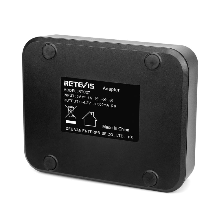 RETEVIS RTC27 Multi-function Six-Way Walkie Talkie Charger for Retevis RT27, US Plug - Batteries & Chargers by RETEVIS | Online Shopping South Africa | PMC Jewellery | Buy Now Pay Later Mobicred